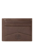 OSPREY LONDON compass leather card holder tan - British product