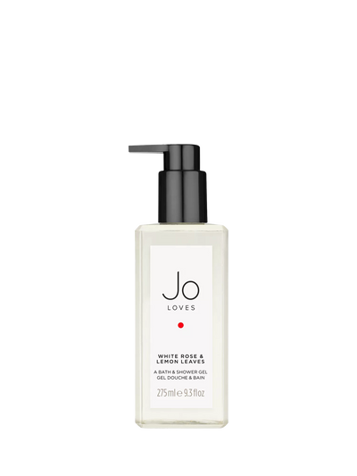 John Lewis Jo Loves White Rose & Lemon Leaves Bath & Shower Gel 275ml- Buy online at McGrocer