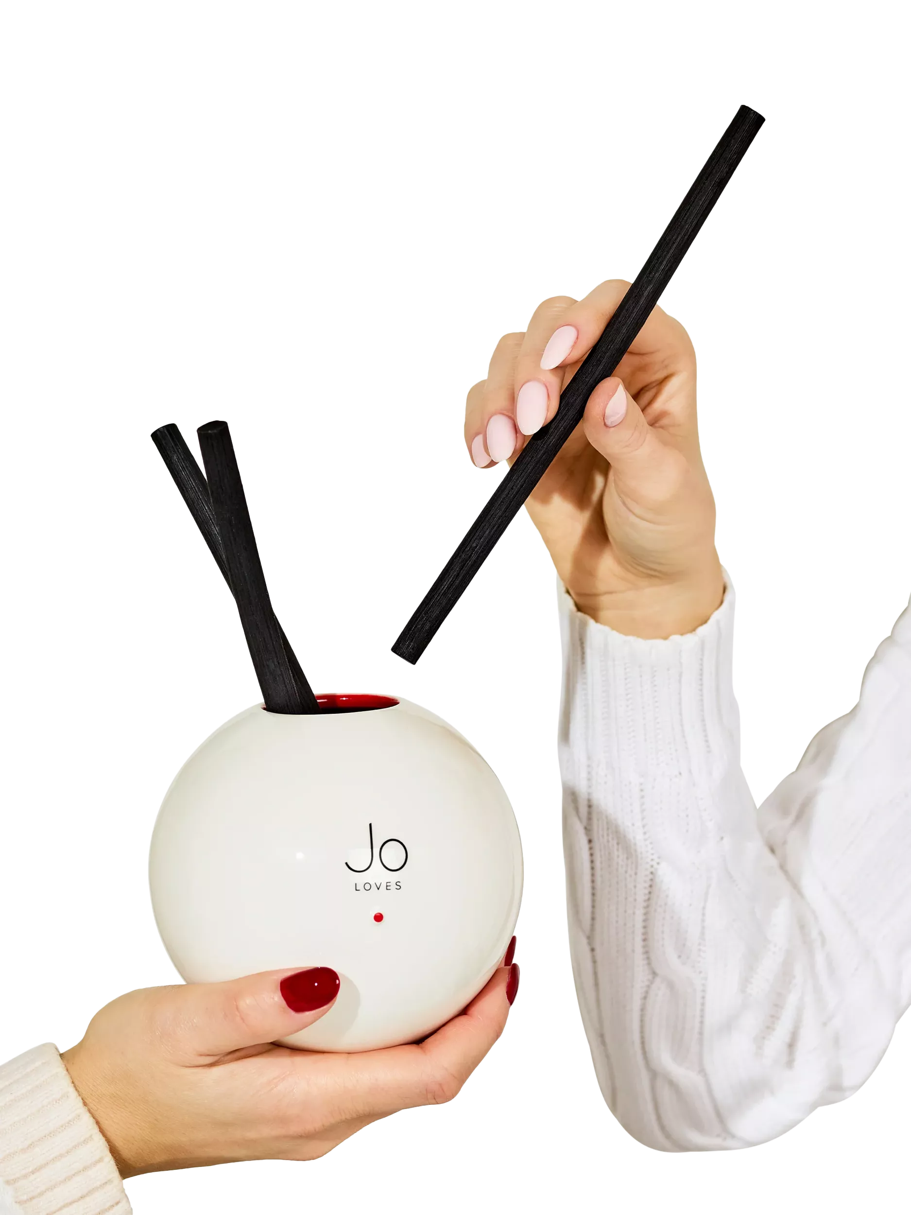 Jo Loves White Rose & Lemon Leaves reed diffuser 200ml (British brand)