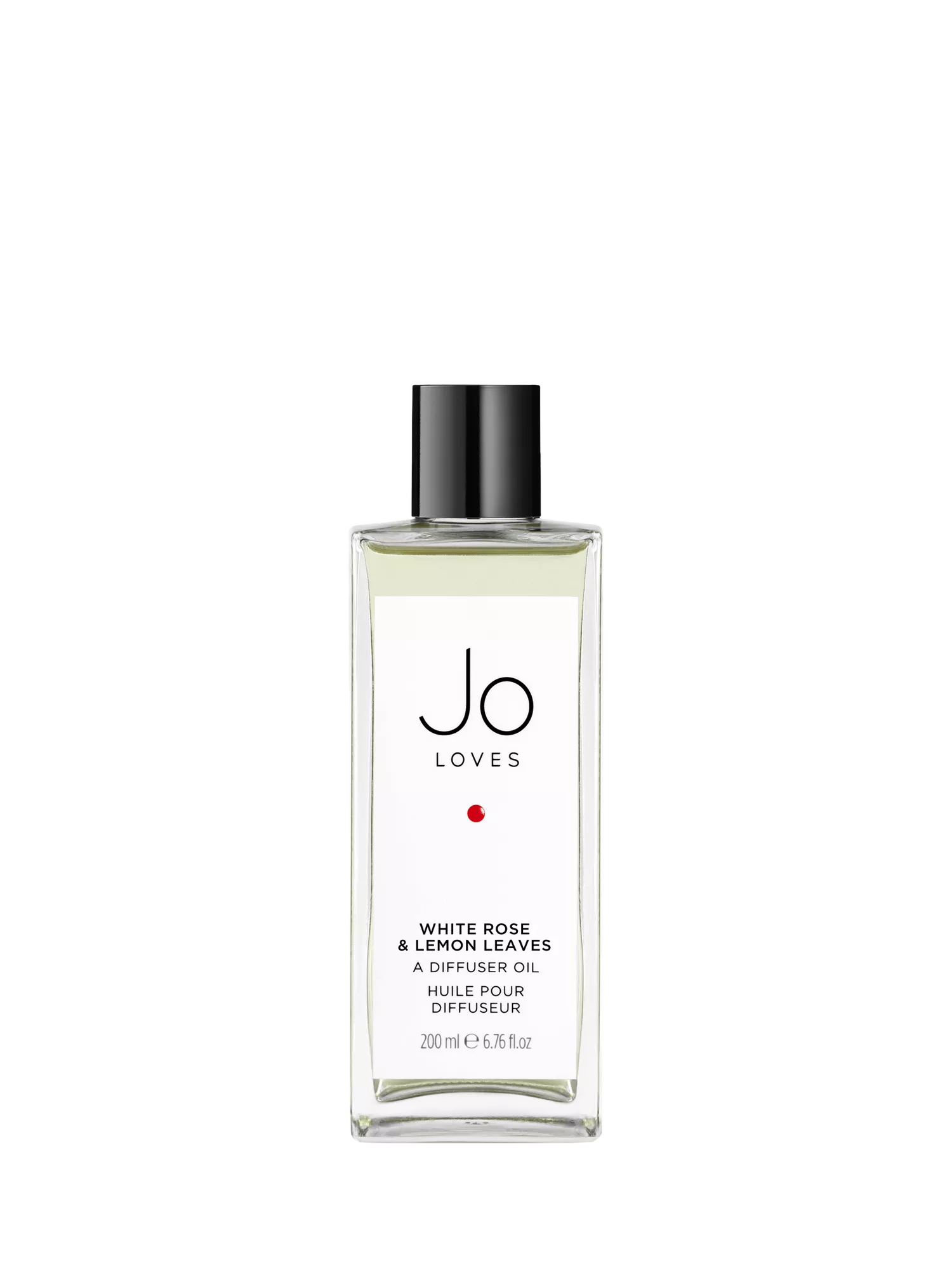 Jo Loves diffuser refill White Rose & Lemon Leaves 200ml, imported from the UK