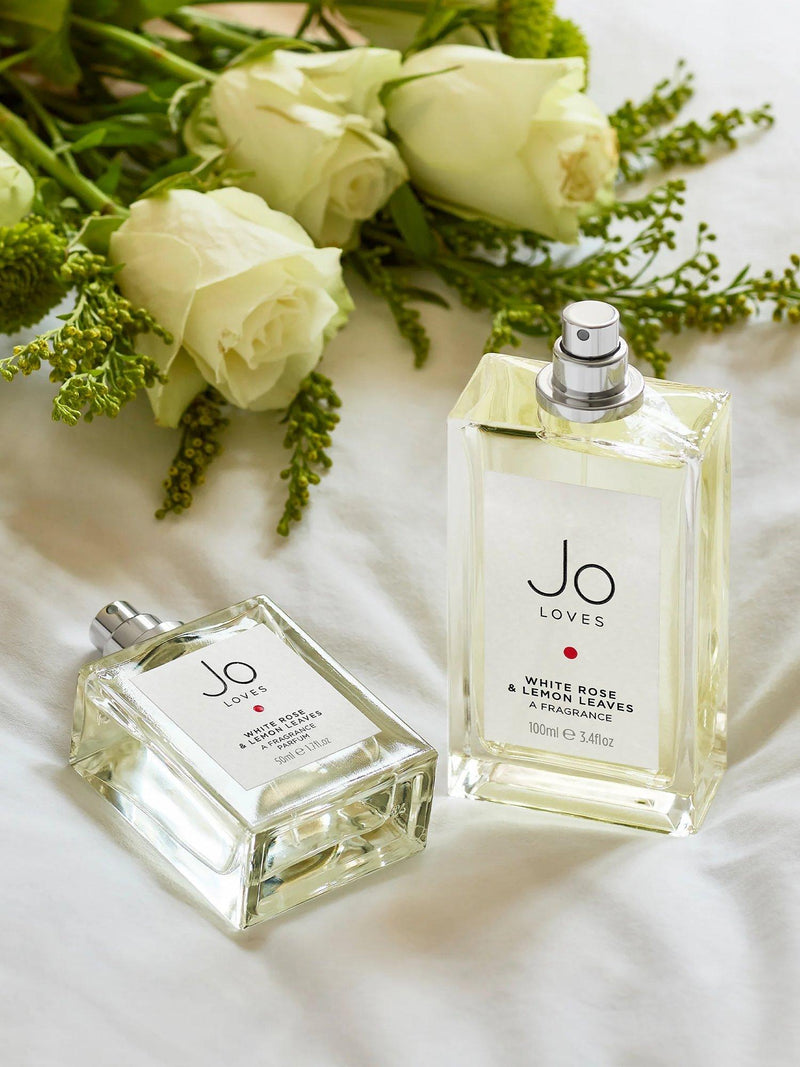 Jo Loves White Rose & Lemon Leaves fragrance 50ml - British product