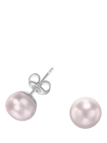 Dower & Hall 8mm Freshwater Pearl Stud Earrings, Silver