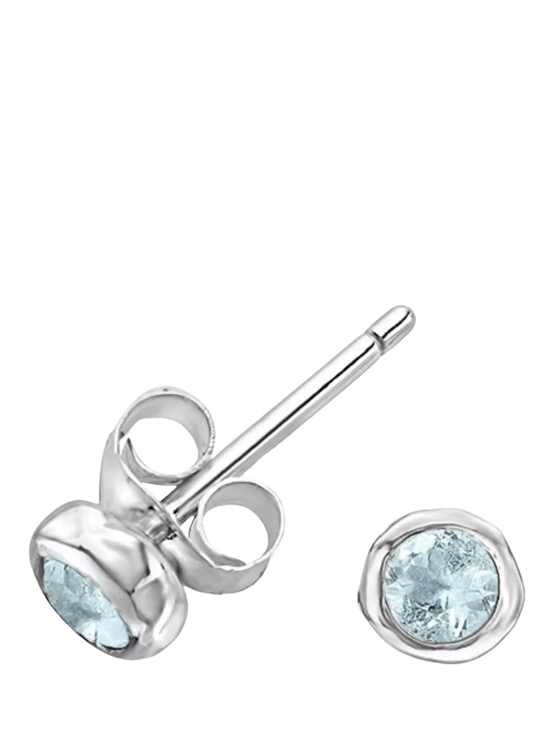 Dower & Hall dewdrop stud earrings 3mm - British product