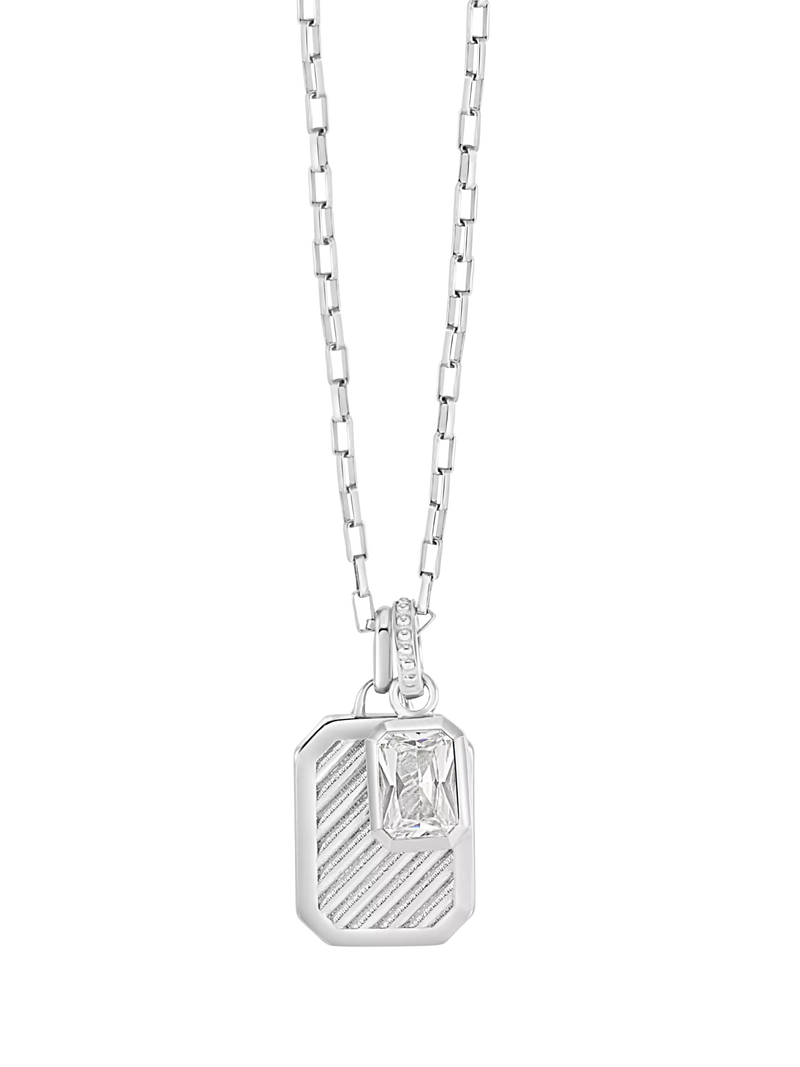 Dower & Hall men's humbug necklace silver 56cm, UK version