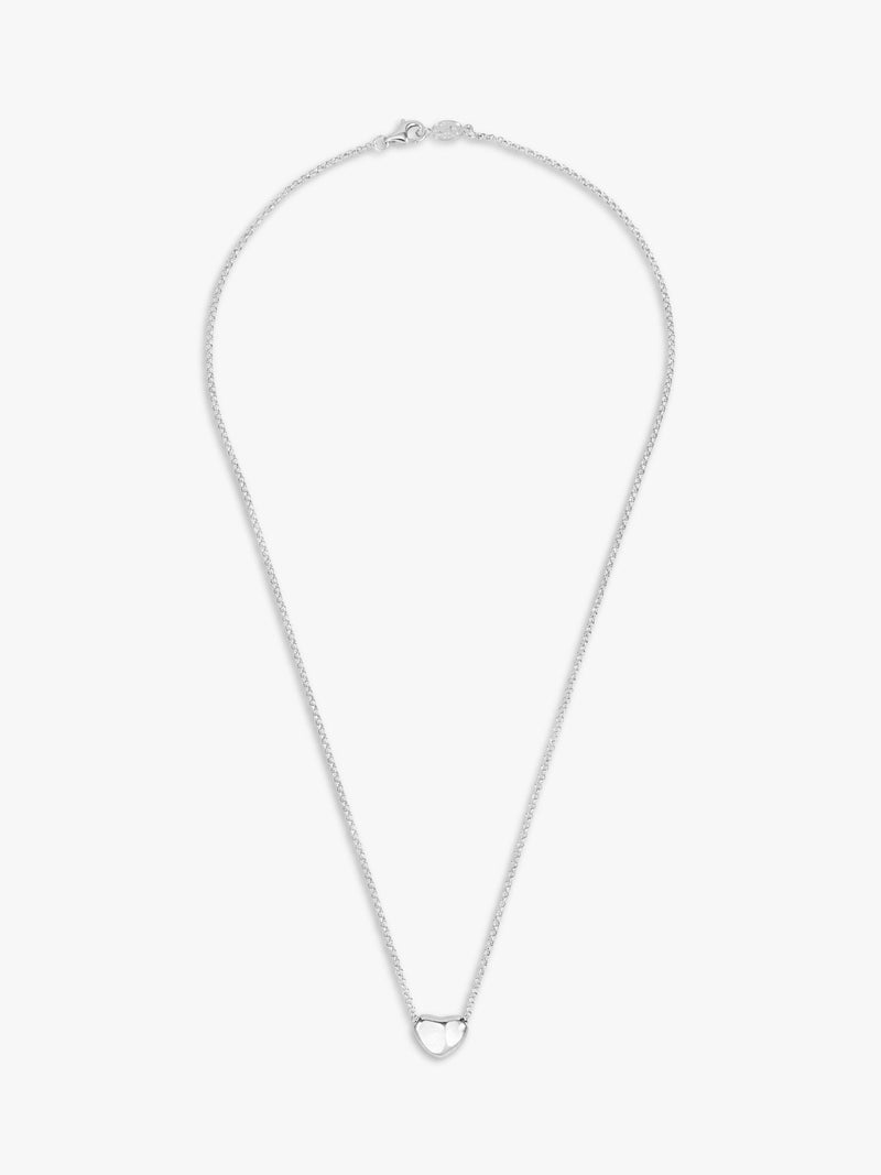 Dower & Hall mini puff heart necklace pendant, UK version