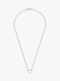 Dower & Hall mini puff heart necklace pendant, UK version
