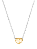 Dower & Hall mini puff heart necklace pendant, UK version