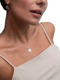 Dower & Hall sterling silver compass charm necklace (British brand)