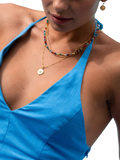 Dower & Hall compass pendant necklace 46cm (British brand)