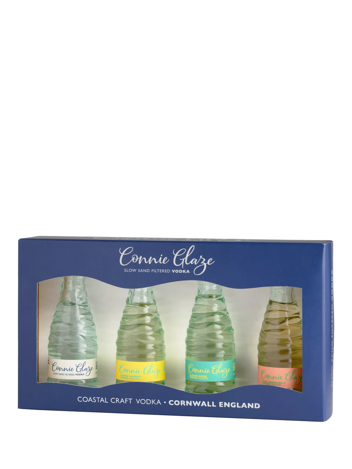 Connie Glaze vodka miniature gift set 4x5cl - British product