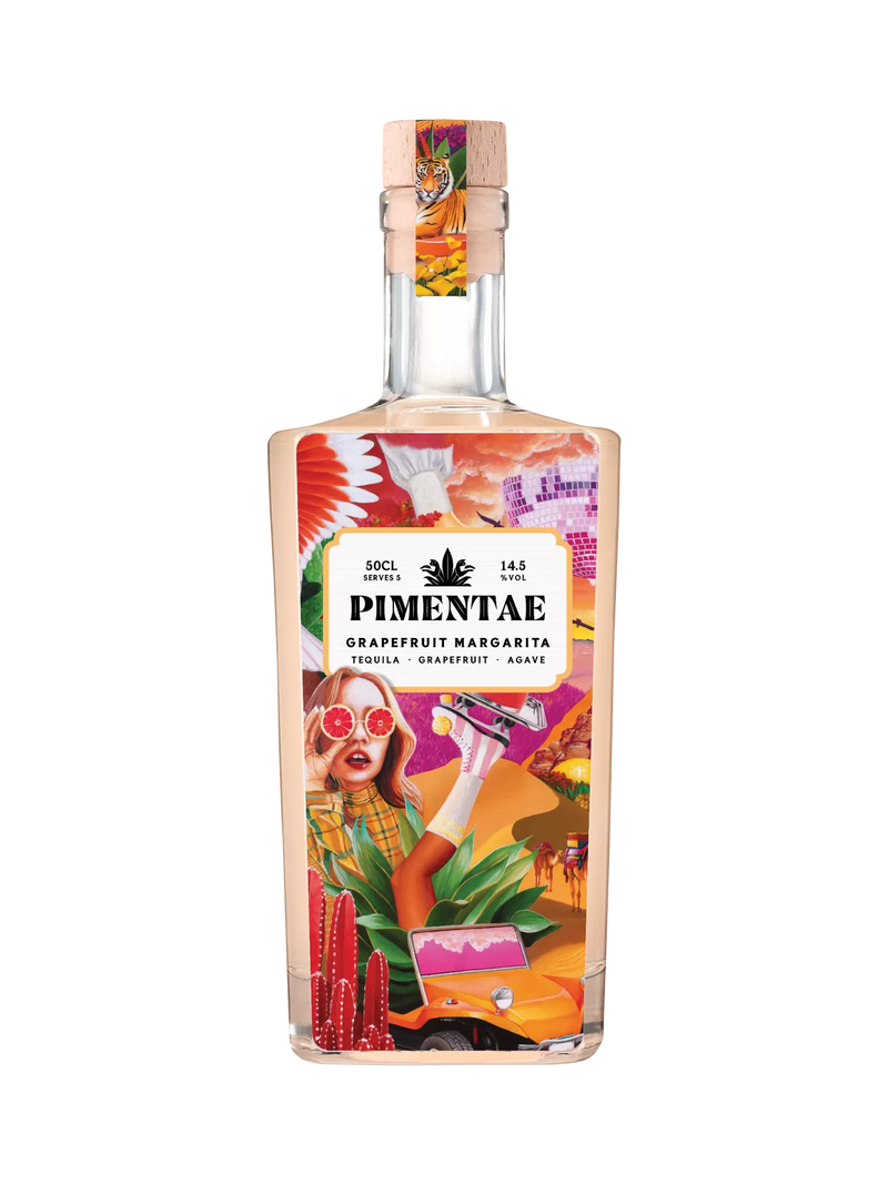Pimentae Grapefruit Margarita Cocktail 500ml, UK version