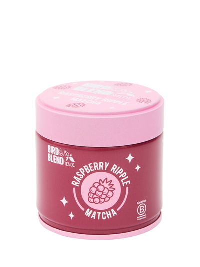 John Lewis Bird & Blend Raspberry Ripple Matcha Green Tea Powder, 30g- Buy online at McGrocer