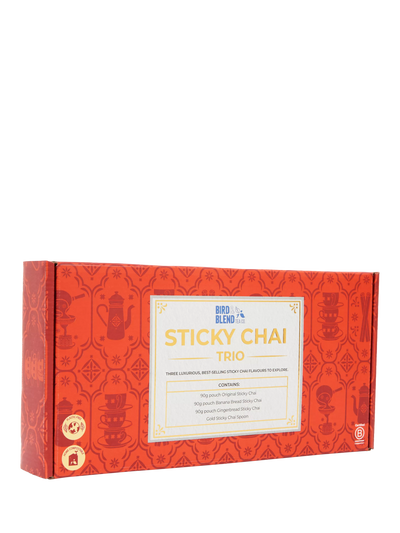 John Lewis Bird & Blend Sticky Chai Trio Loose Leaf Tea 3x90g- Buy online at McGrocer