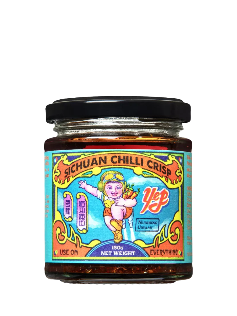 Yep Kitchen Sichuan Chilli Crisp 160g - British product