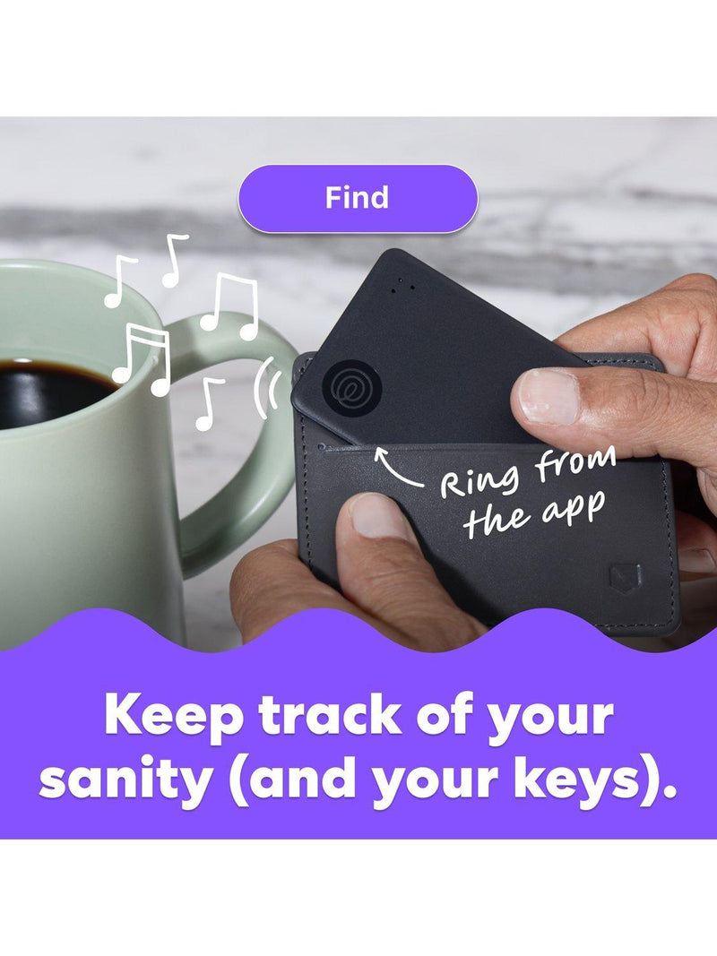 Life360 Bluetooth tracker pack of 4 black, imported from the UK