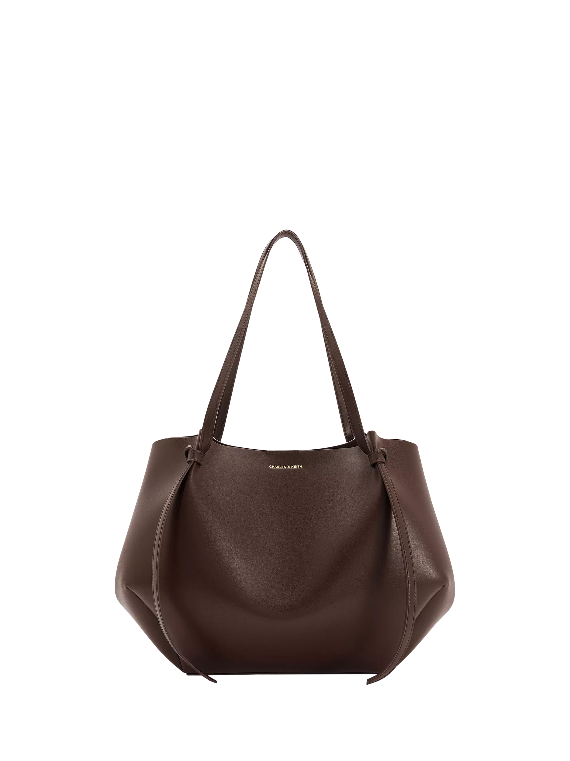 CHARLES & KEITH Calla XL magnetic closure tote bag, UK version