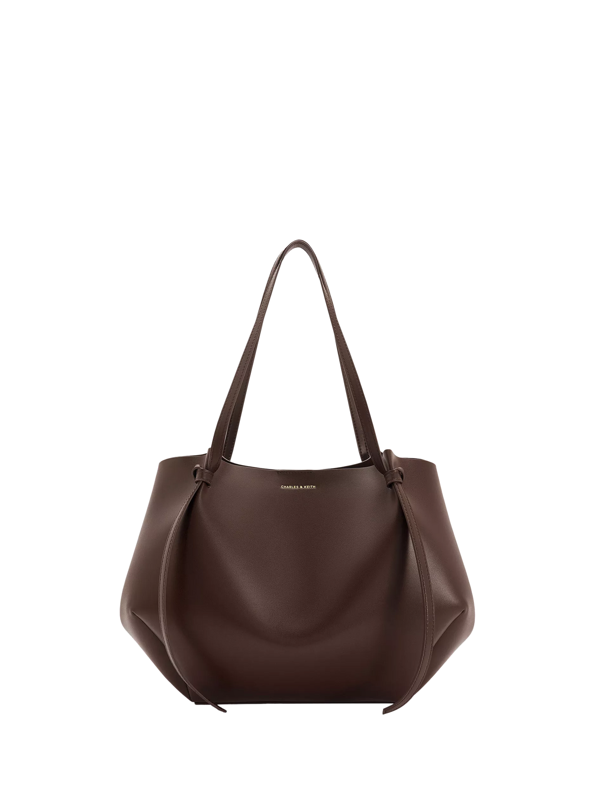 CHARLES & KEITH Calla XL magnetic closure tote bag, UK version