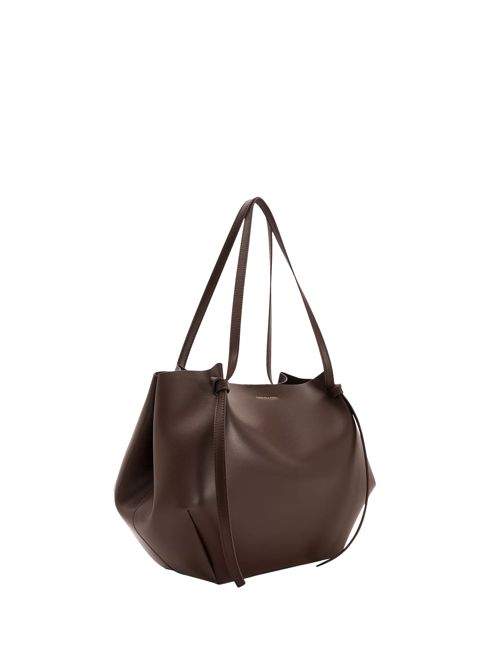 CHARLES & KEITH Calla XL magnetic closure tote bag, UK version