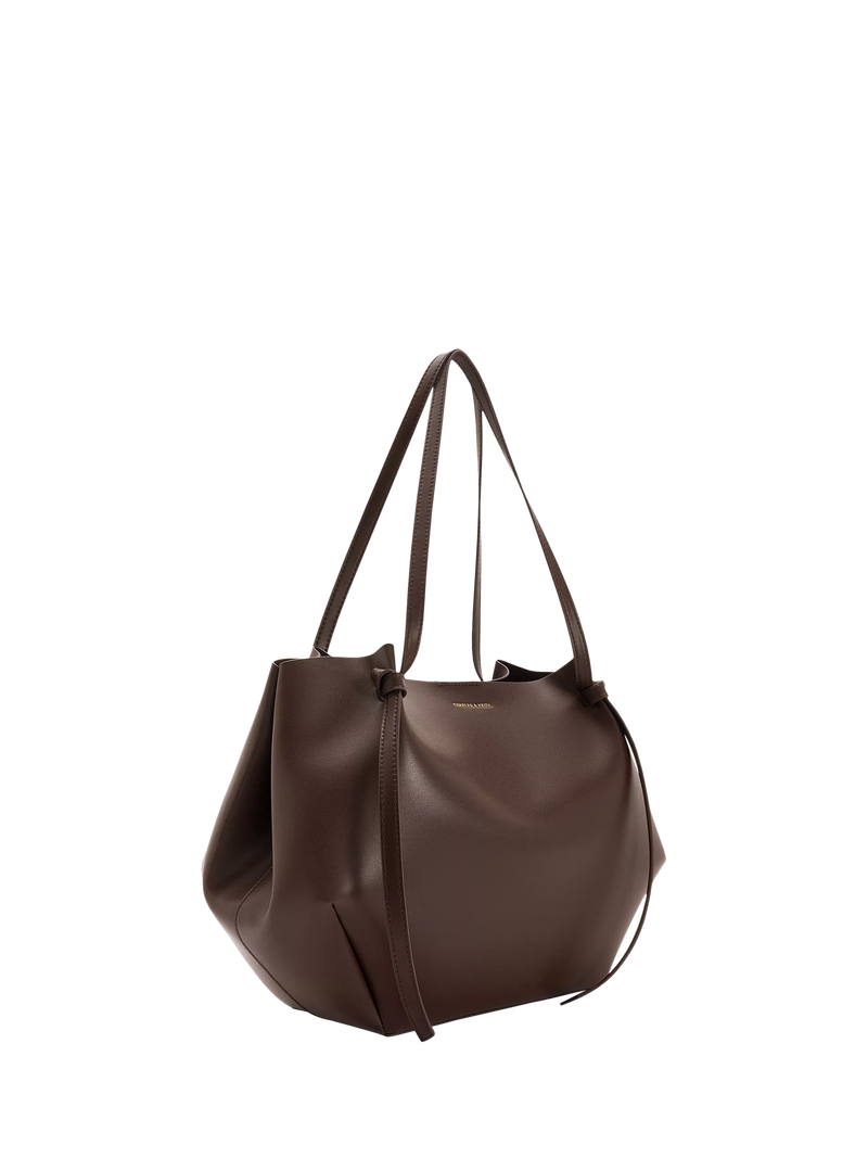 CHARLES & KEITH Calla XL magnetic closure tote bag, UK version