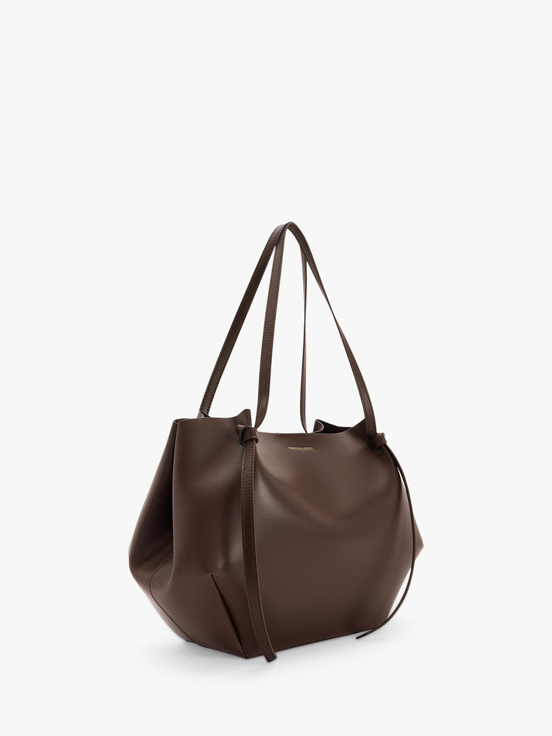 CHARLES & KEITH Calla XL magnetic closure tote bag, UK version