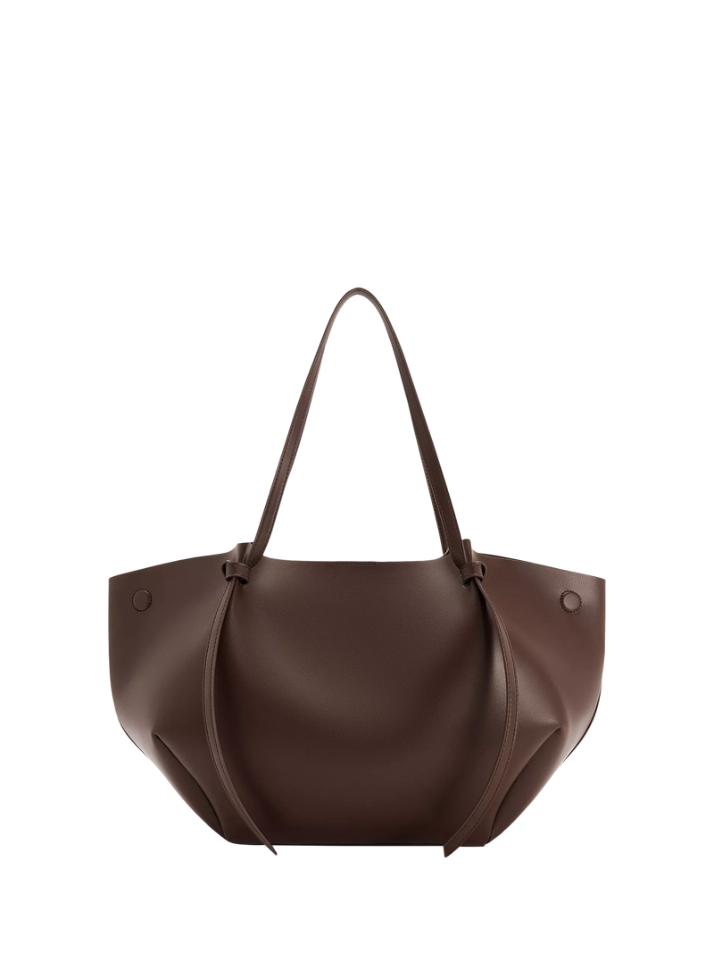 CHARLES & KEITH Calla XL magnetic closure tote bag, UK version