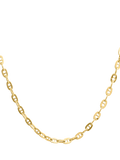 LARNAUTI T-Bar necklace yellow gold 45cm chain, UK version