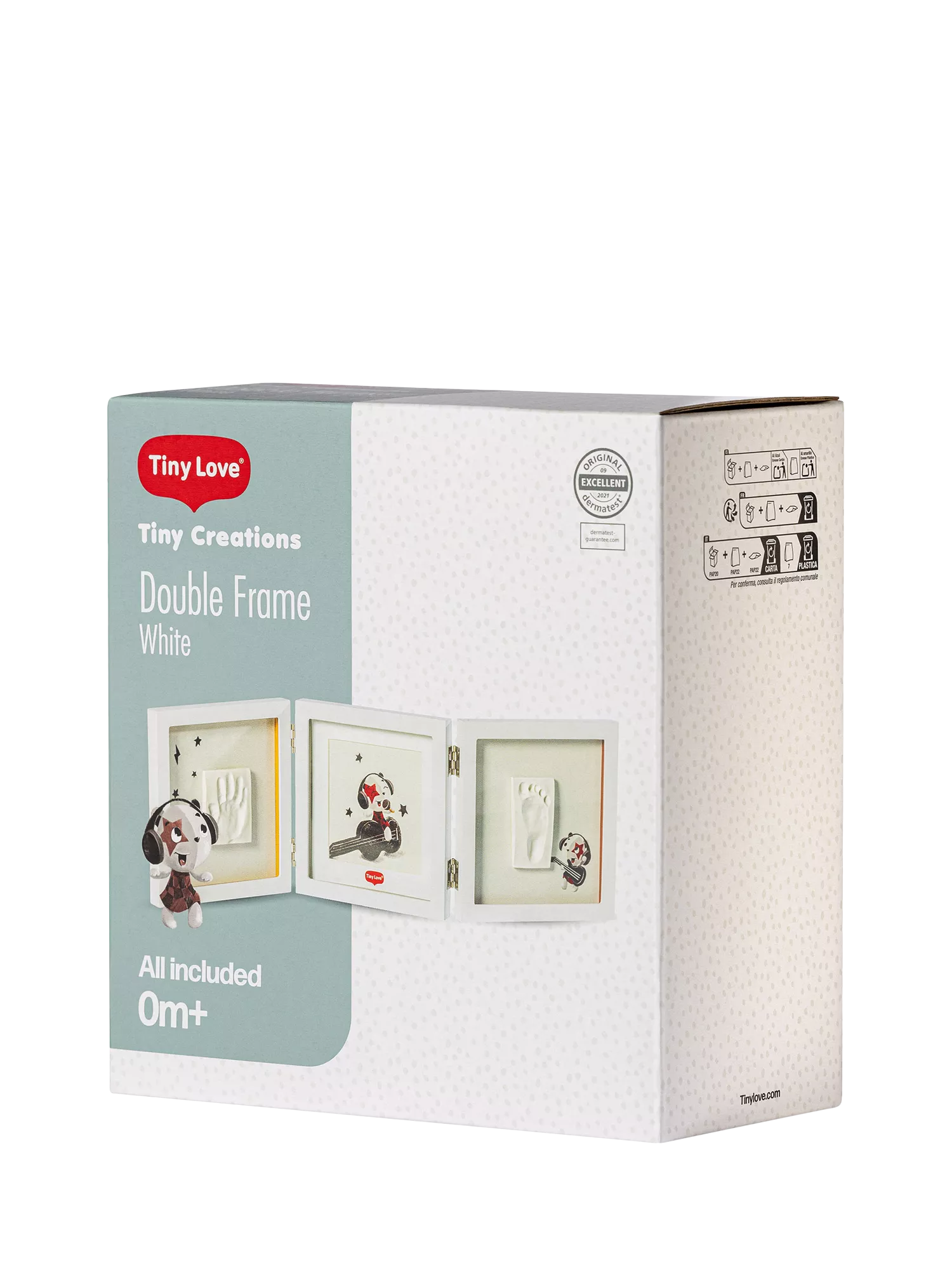 Tiny Love baby keepsake double frame kit (British brand)