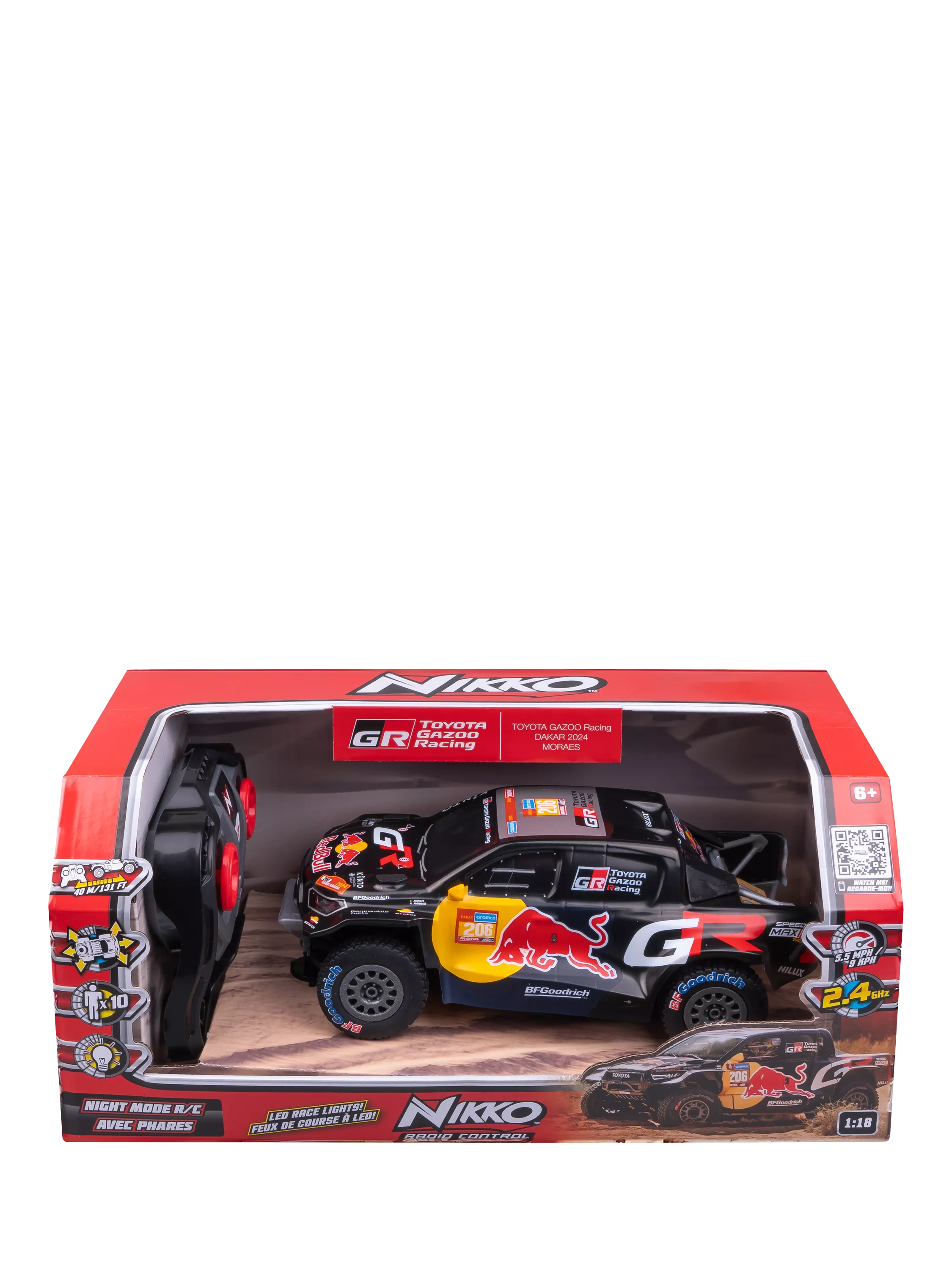 Nikko Dakar Night Mode RC car (British brand)