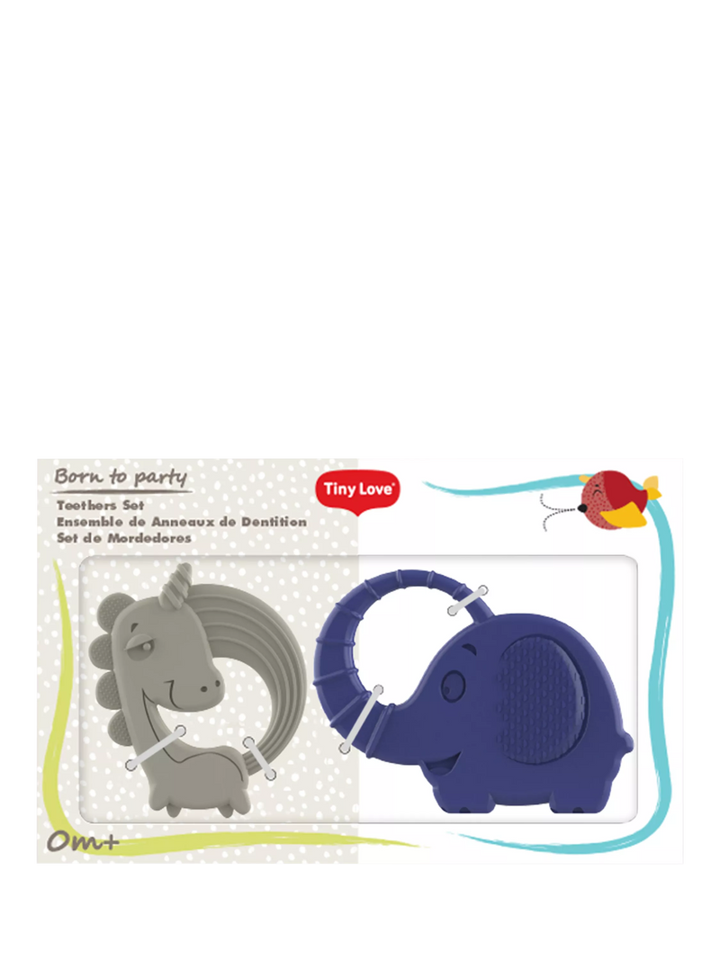 Tiny Love teether set elephant and unicorn (British brand)