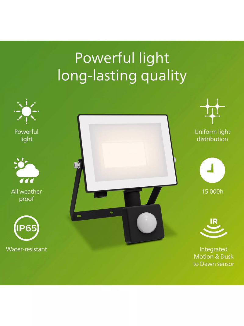 Philips 20W LED motion sensor flood light (British brand)