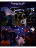 Philips Hue Festavia outdoor globe string lights 21m - British product