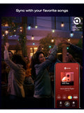 Philips Hue Festavia outdoor string lights 14m gradient globe (British brand)