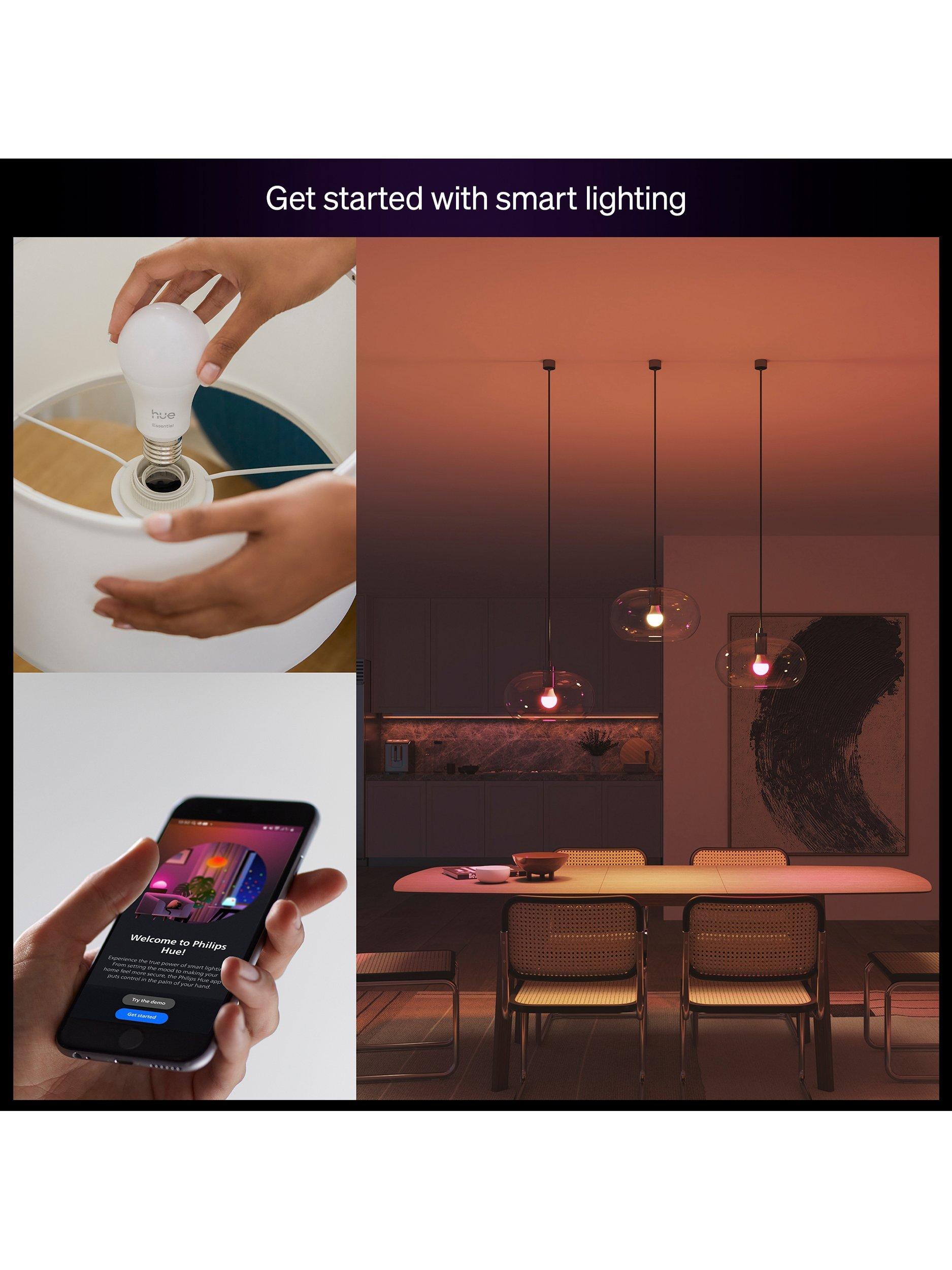 Philips Hue Essential smart LED bulb 8W B22, UK version