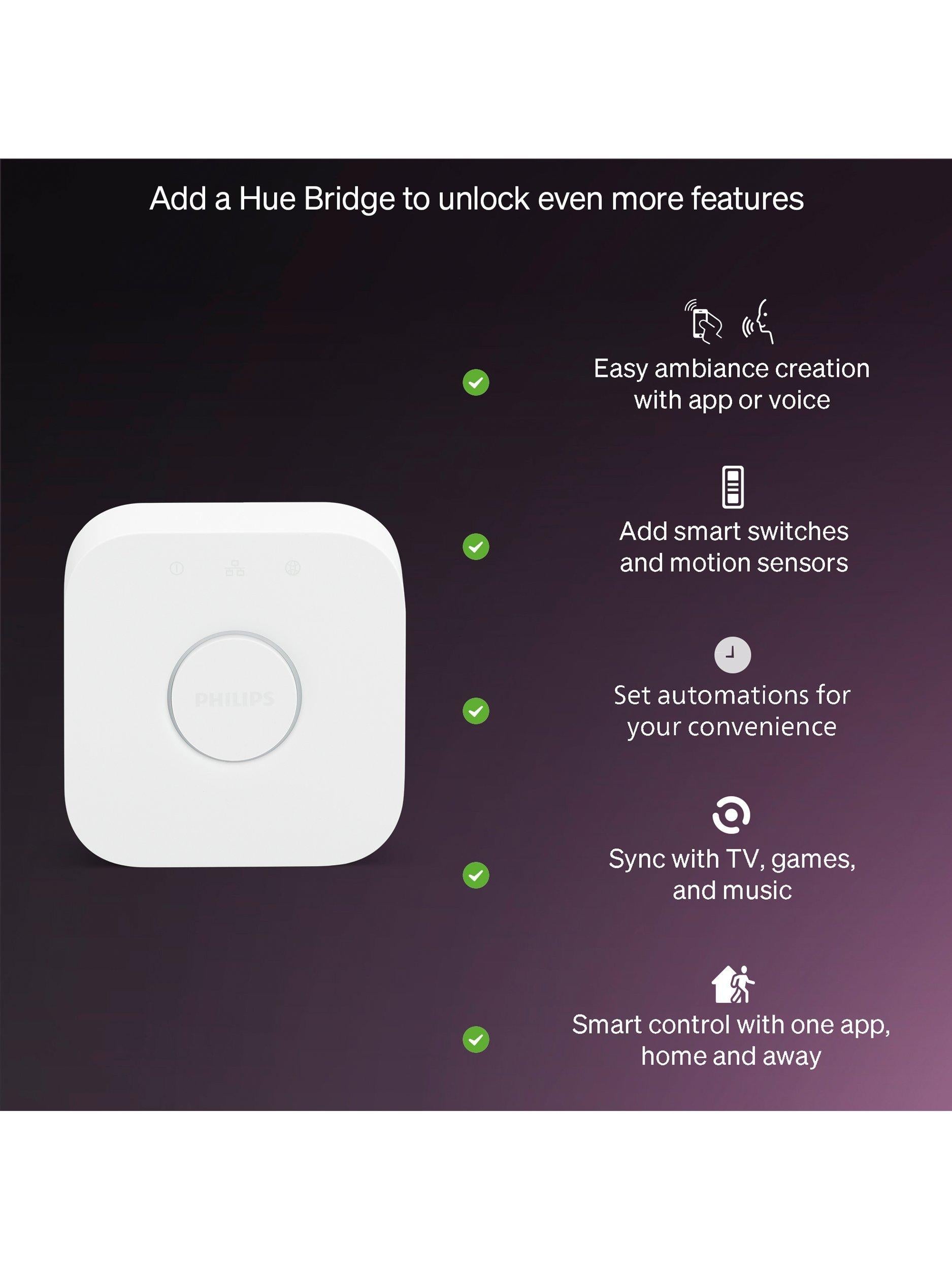 Philips Hue Essential smart bulb B22 8W 2-pack, UK version