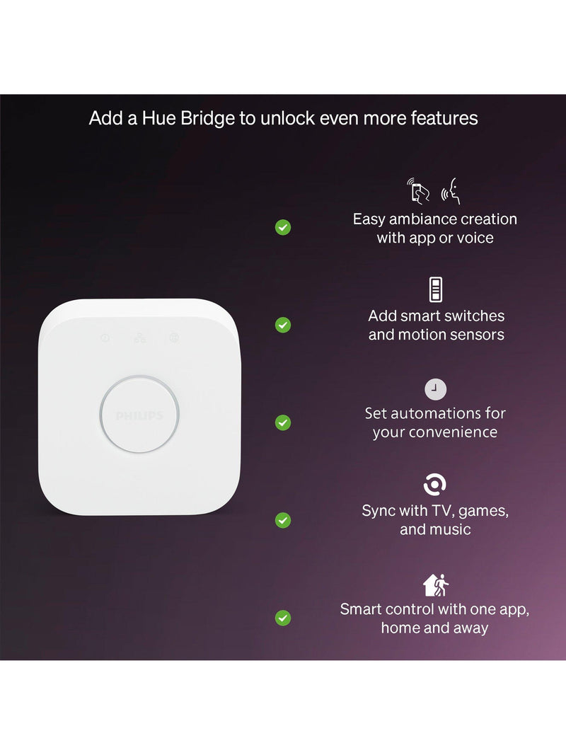 Philips Hue Essential smart bulb B22 8W 2-pack, UK version