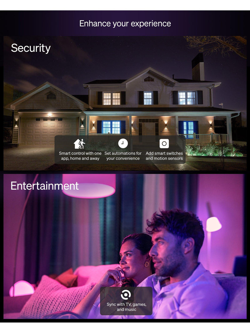 Philips Hue White & Colour Ambiance Essential E27 8W smart bulb, UK version