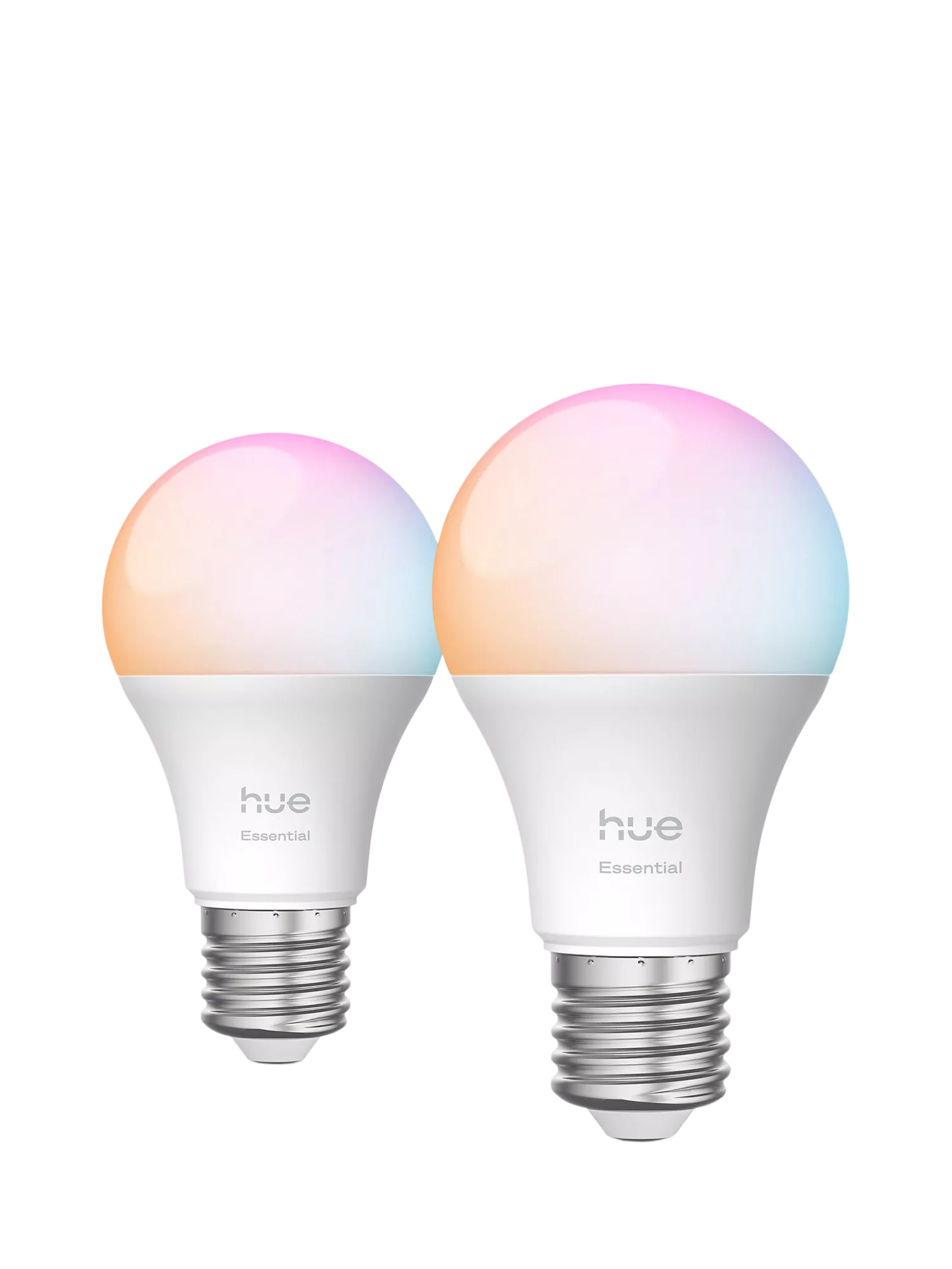 Philips Hue White & Colour Ambiance smart bulb pack of 2, UK version
