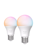 Philips Hue White & Colour Ambiance smart bulb pack of 2, UK version