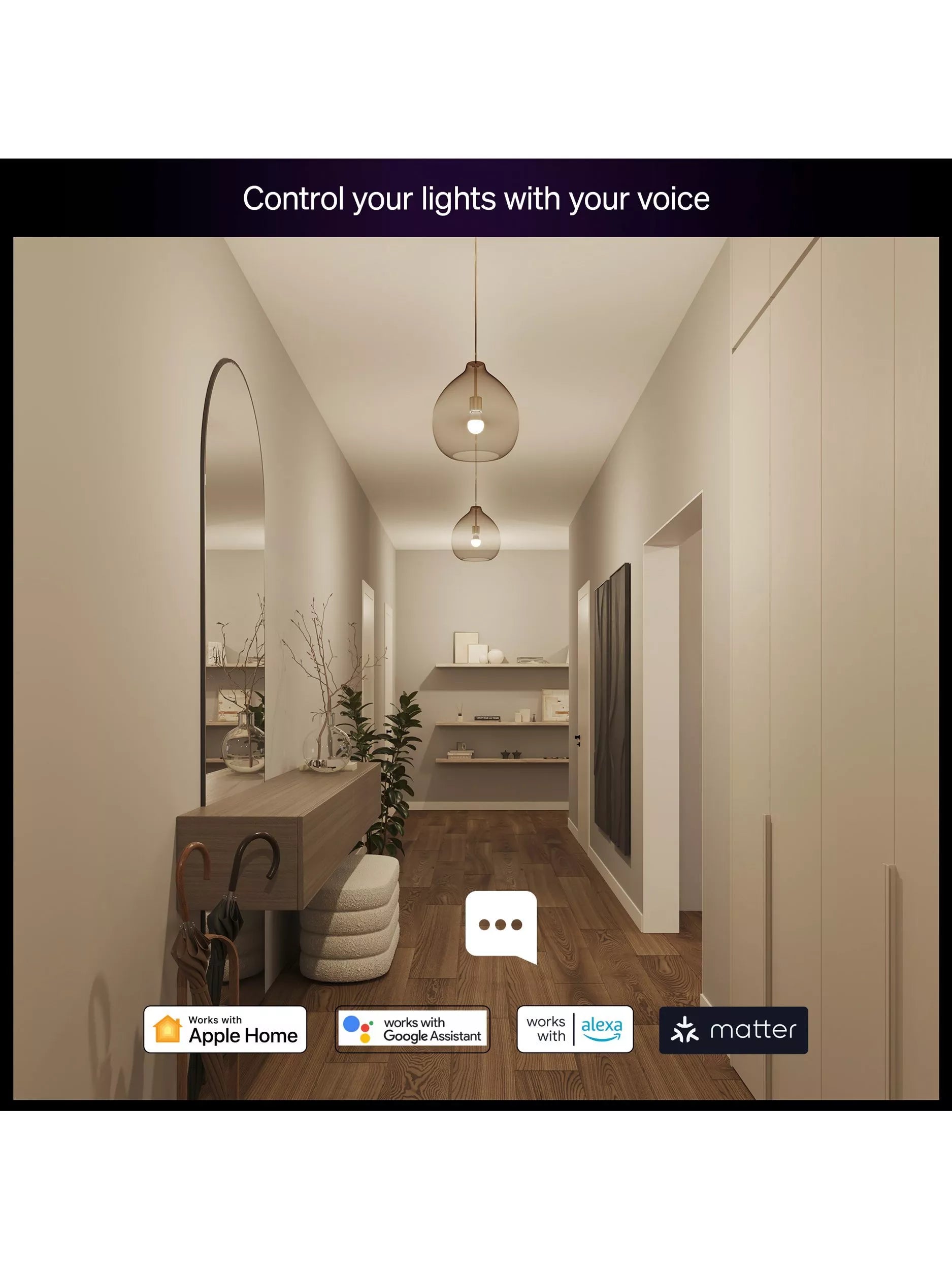 Philips Hue White & Colour Ambiance smart bulb pack of 2, UK version