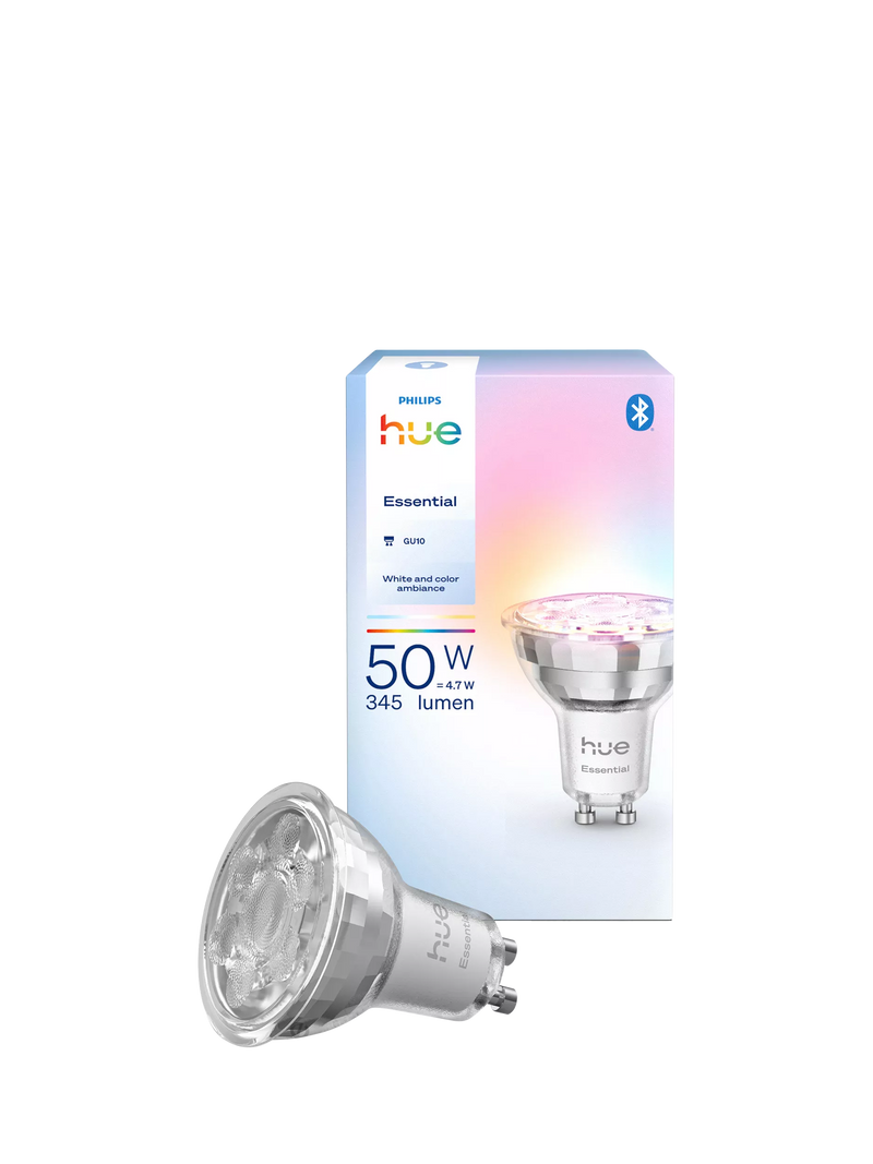 Philips Hue White & Colour Ambiance GU10 LED smart bulb 4.7W - British brand