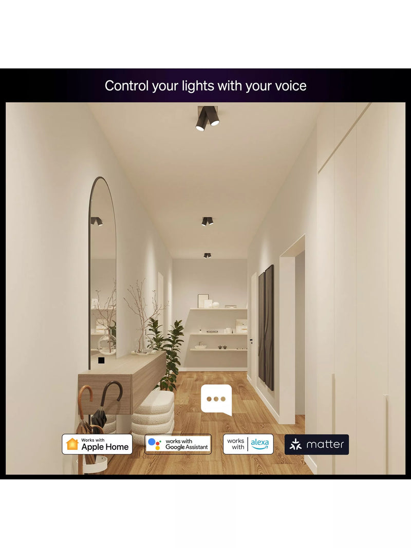 Philips Hue White & Colour Ambiance GU10 smart bulb pack of 3 - British product