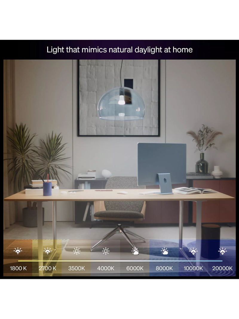 Philips Hue White Ambiance 1100 E27 smart bulb pack (British brand)