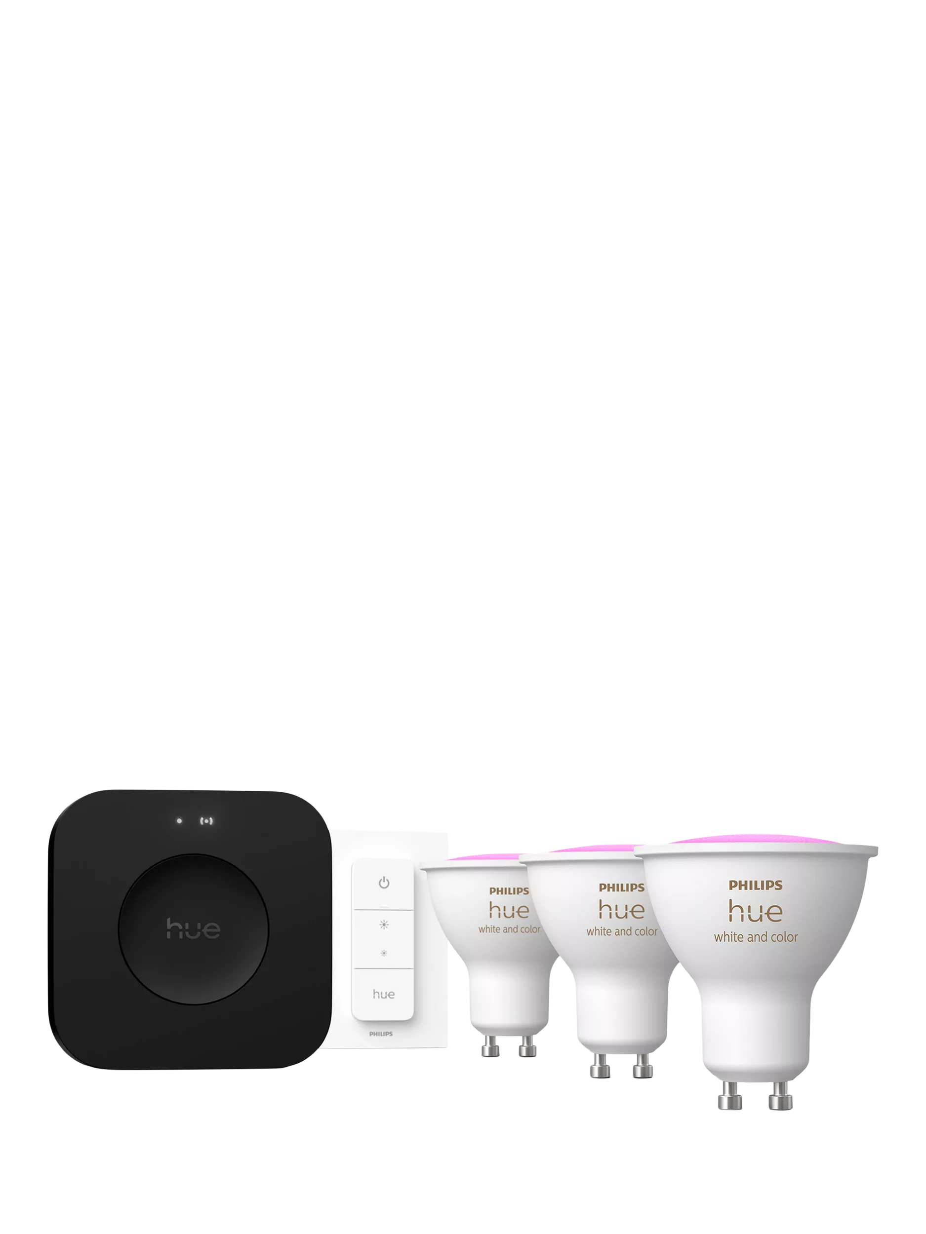 Philips Hue smart GU10 starter kit, imported from the UK