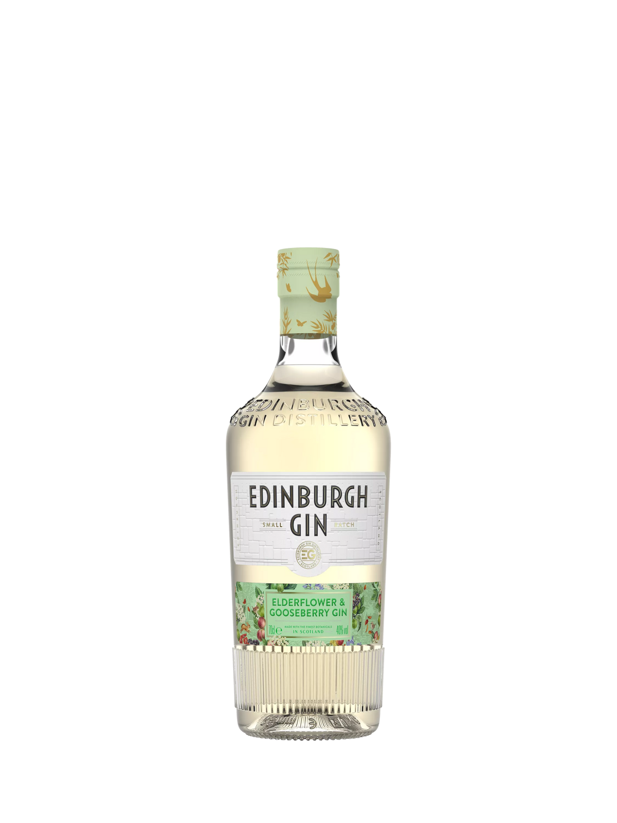 Edinburgh Gin Elderflower Gooseberry gin 70cl, imported from the UK