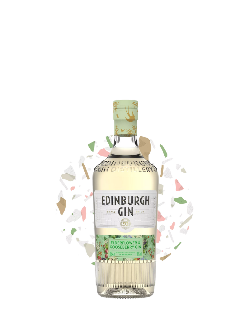 Edinburgh Gin Elderflower Gooseberry gin 70cl, imported from the UK