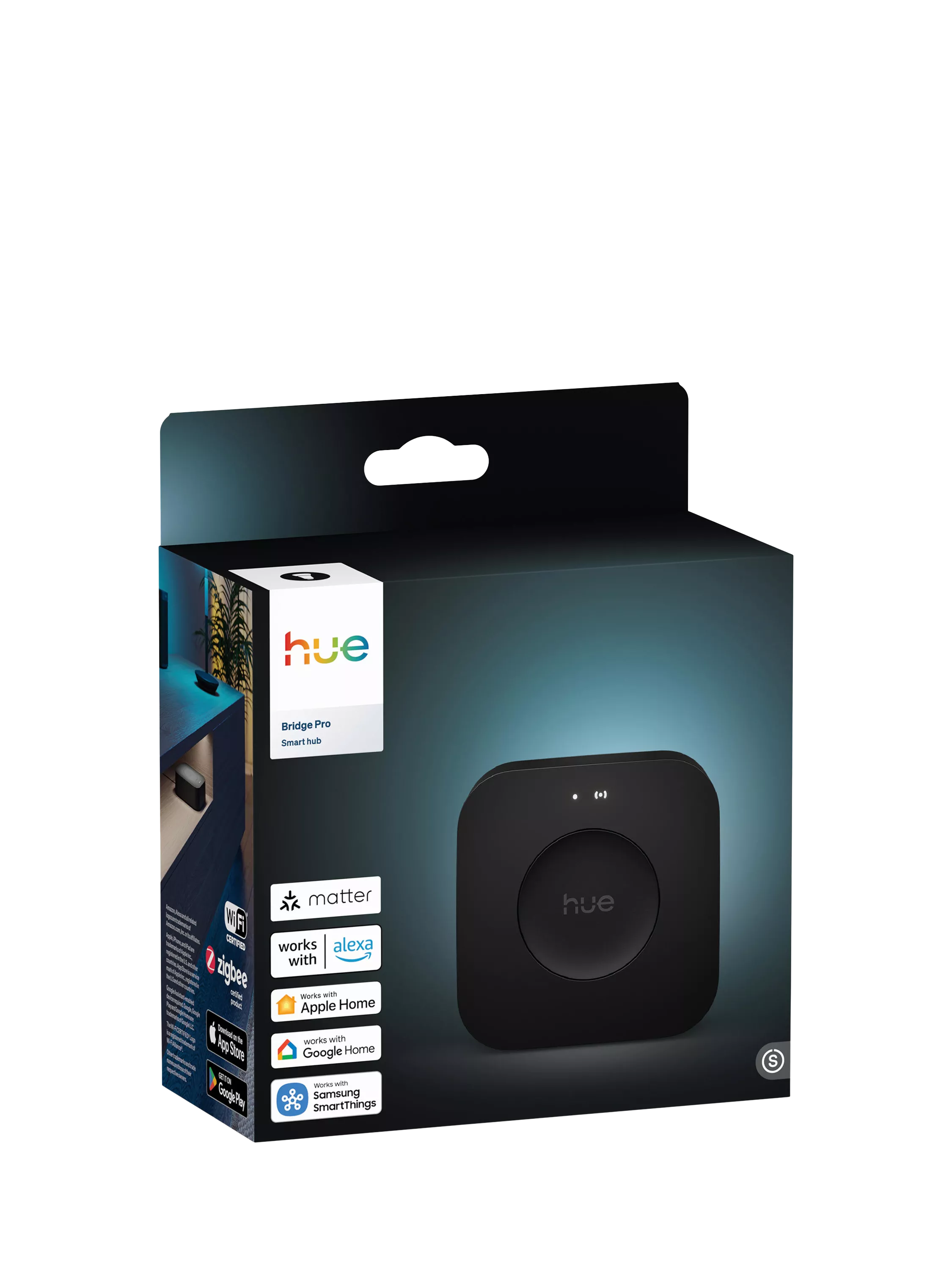 Philips Hue Bridge Pro smart hub black (British brand)