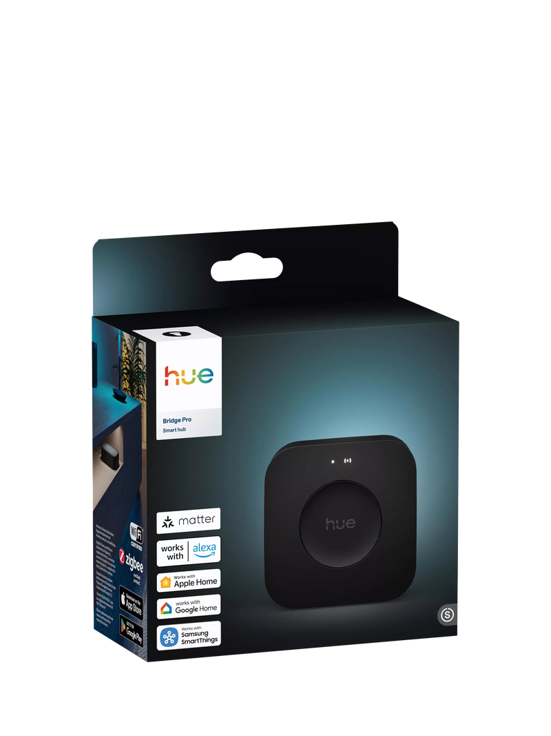 Philips Hue Bridge Pro smart hub black (British brand)