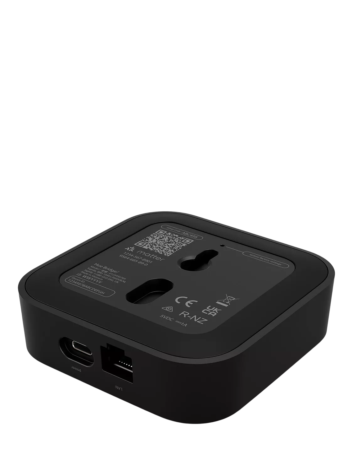 Philips Hue Bridge Pro smart hub black (British brand)
