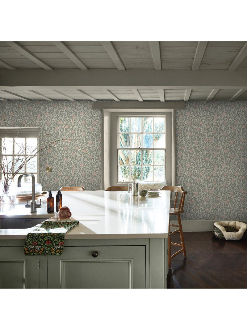 William Morris Bird & Pomegranate Wallpaper (British brand)