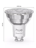 Philips Hue starter kit GU10 bulbs bridge, imported from the UK